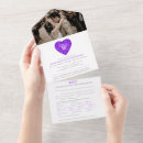 Search for amethyst wedding invitations Rsvp