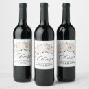 Search for ivory wine labels Spring  unique chic peony