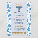 Search for blue hanukah invitations Chanukkah