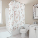 Search for rose gold shower curtains Initial
