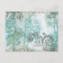 Search for turquoise flowers postcards Contemporary