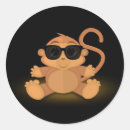 Search for black monkey stickers Primate