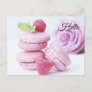 Search for pink pastry postcards Macaroon