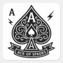 Search for casino night stickers Ace of spades