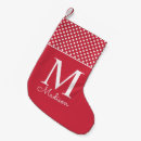 Search for modern christmas stockings Red