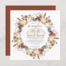 Search for autumn wreath invitations Pumpkin