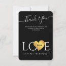 Search for rehearsal dinner thank you cards Black and white