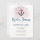 Search for rope bridal shower invitations Nautical