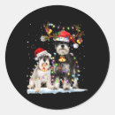 Search for santa and reindeer stickers Dog