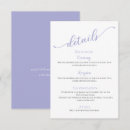 Search for direction wedding enclosure cards Purple