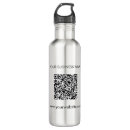 Search for promotional water bottles Qr code