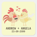 Search for farm wedding stickers Hen