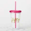 Search for 50th birthday tumblers Pink