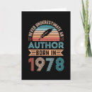 Search for writers birthday cards Books