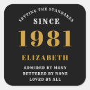 Search for lady in gold stickers Black