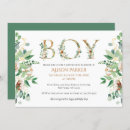 Search for greenery and gold baby shower invitations Elegant
