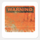 Search for hazardous stickers Warning