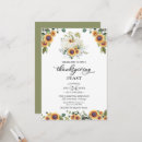 Search for feast thanksgiving invitations Watercolor