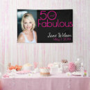 Search for fabulous 50 birthday party banners Simple