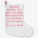 Search for parrot christmas stockings African grey parrot