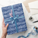 Search for indigo wrapping paper Boho
