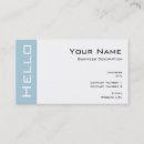 Search for hello business cards Minimal