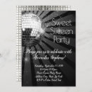Search for dance sweet 16 invitations Silver