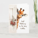 Search for funny hi hello card cards Giraffe