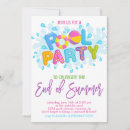 Search for end of the year party invitations School