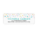 Search for glitter confetti return address labels Celebration