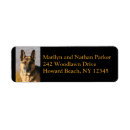 Search for german shepherds return address labels Animals
