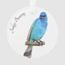 Search for blue bird christmas tree decorations Nature