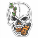 Search for black white orange stickers Butterfly