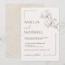 Search for elegant lace wedding invitations Modern