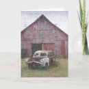 Search for old car cards Barn