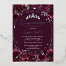 Search for burgundy and silver quinceanera invitations Tiara