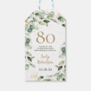 Search for 80th birthday gift tags Gold