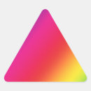 Search for colourful triangles stickers Multicolor