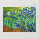 Search for van gogh flower paintings postcards Blue