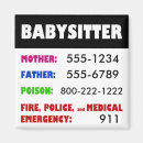 Search for emergency numbers magnets 911