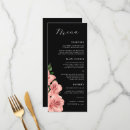 Search for blush pink wedding menus Elegant