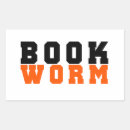 Search for bookworm stickers Bookish