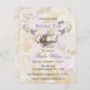 Search for purple tea party invitations Vintage