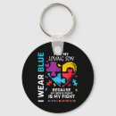 Search for autism heart key rings Acceptance