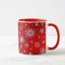 Search for white snowflake mugs Red