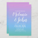 Search for purple and green wedding invitations Colourful