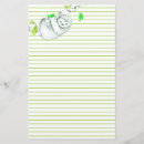 Search for sloth stationery paper Animal