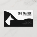 Search for dog training business cards Minimalist