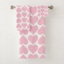 Search for valentines day bathroom accessories Pattern of hearts