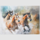 Search for horse decoupage paper Watercolor